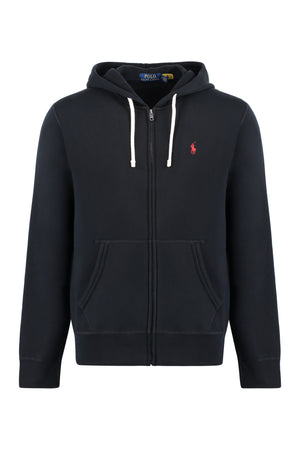 Felpa full-zip con cappuccio-0